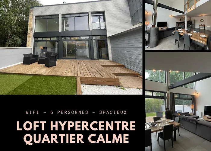 Superbe Loft Lumineux A Caen